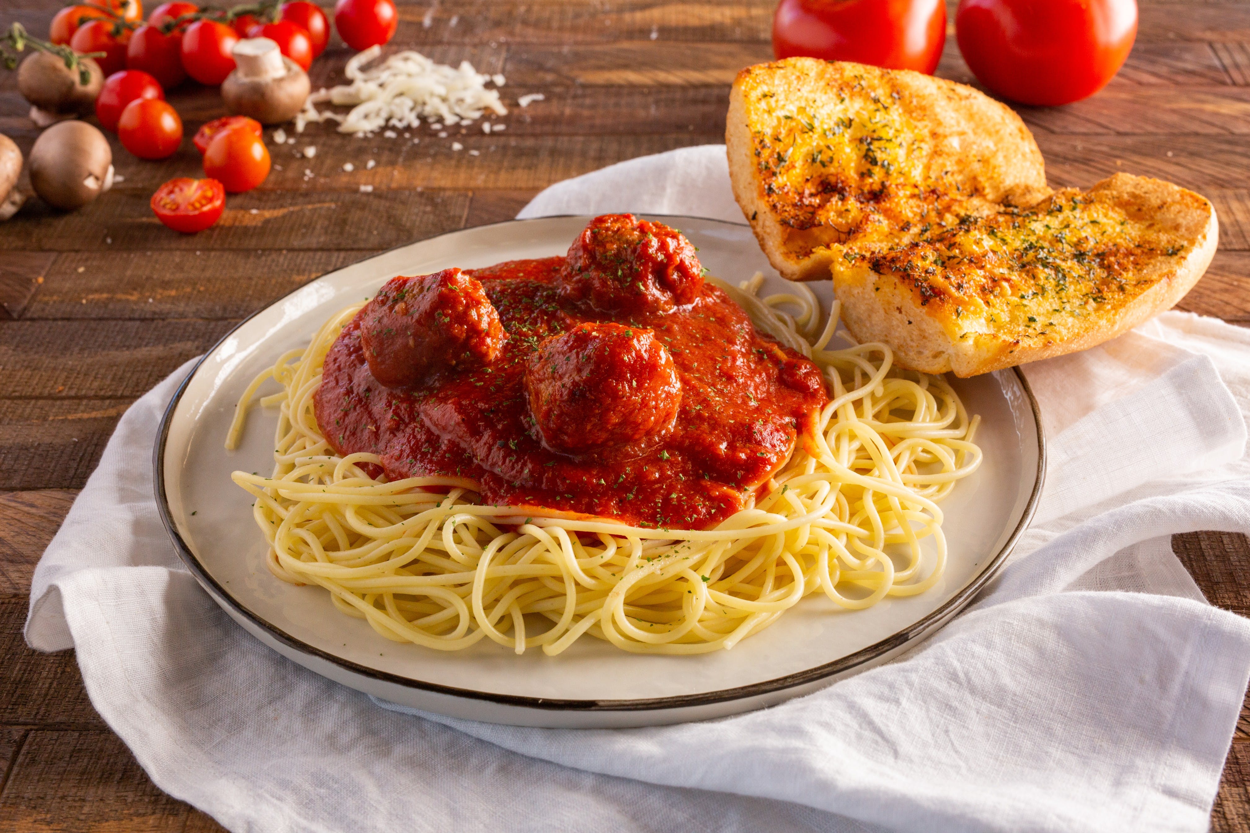 Order Spaghetti with Meatballs - Pasta food online from Ameci Pizza & Pasta store, Glendale on bringmethat.com