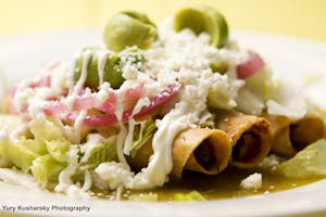 Order Chiles Poblanos food online from Azul Tequila Taqueria & Cantina Lounge store, Peachtree City on bringmethat.com