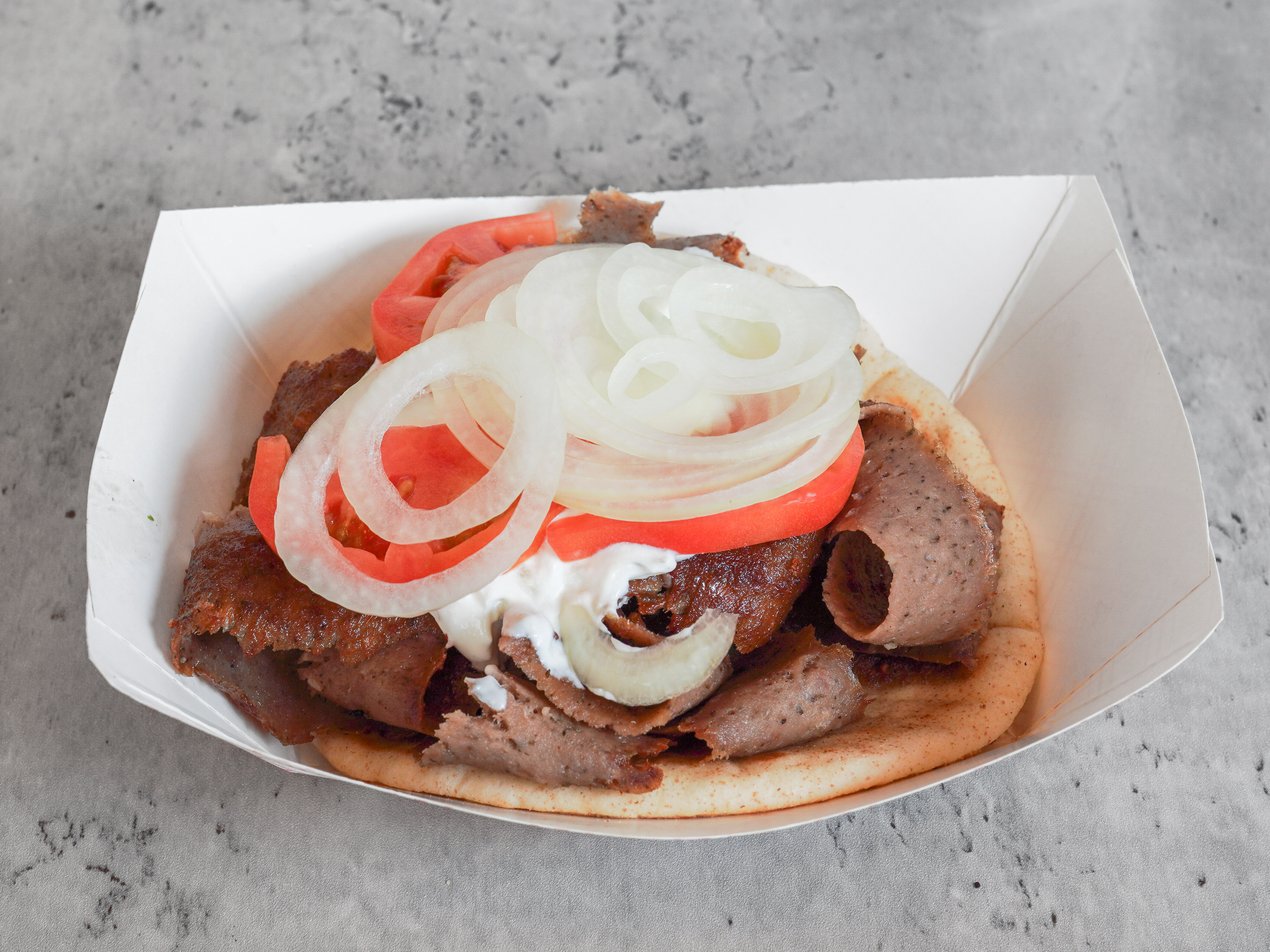 Order 13. Gyros Special food online from Mister J's store, Chicago on bringmethat.com