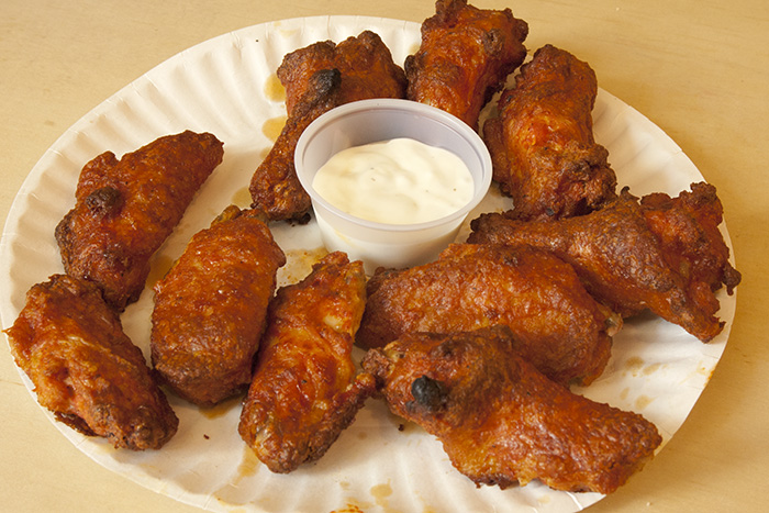 Order 10 Spicy Buffalo Wings food online from G's Philly Cheesesteaks store, San Francisco on bringmethat.com