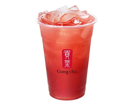 Order Strawberry Green Tea food online from Gong Cha & Fuji Teriyaki store, Silver Spring on bringmethat.com