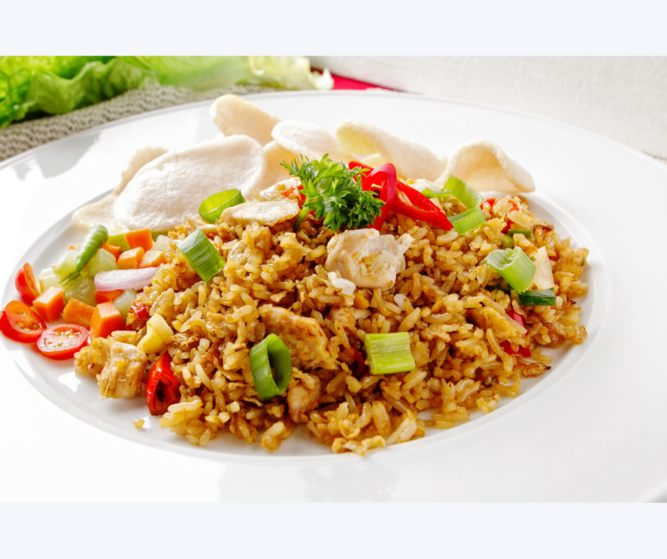 Order Vegetable Fried Rice food online from Spices Of India Kitchen store, Irving on bringmethat.com