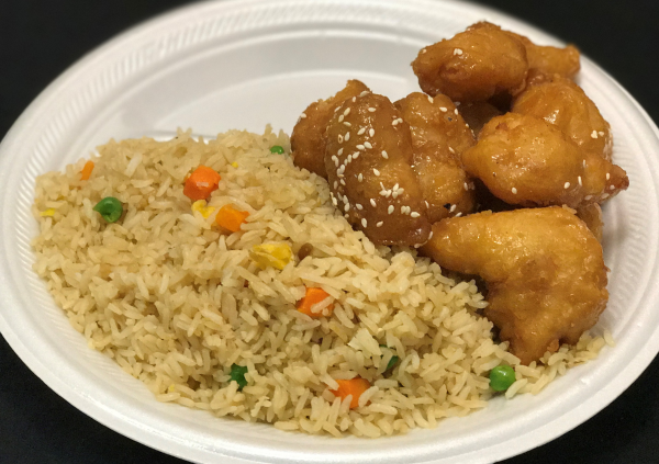 Order One Item Combo Plate food online from Red Dragon Express store, Laveen on bringmethat.com