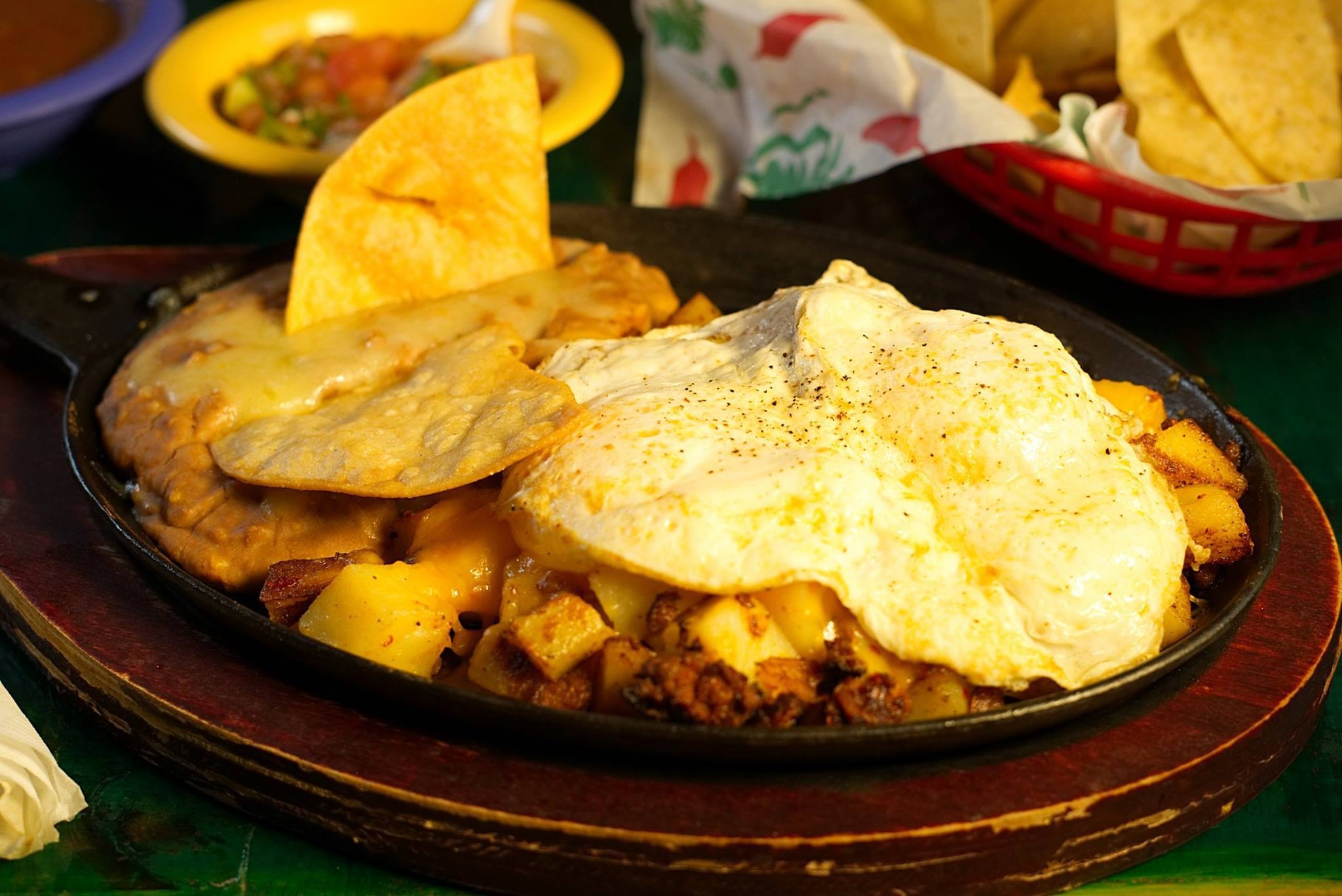 Order La Morena Chorizo Skillet food online from La Morena Restaurant & Cantina store, El Paso on bringmethat.com
