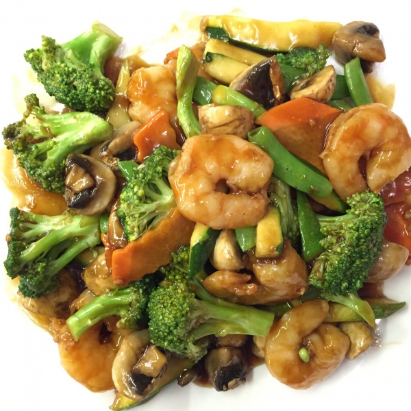 Order S6. Mixed Vegetable Shrimp food online from Mint chinese and thai cuisine store, Chamblee on bringmethat.com