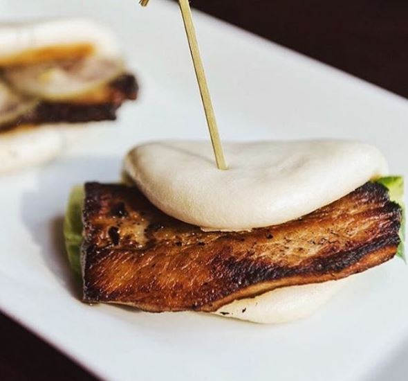 Order Berkshire Slow Cooked Pork Buns food online from AOC East store, New York on bringmethat.com