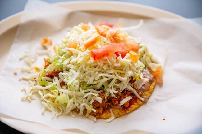 Order Chorizo & Egg Sope food online from El Famous Burrito store, Glendale Heights on bringmethat.com