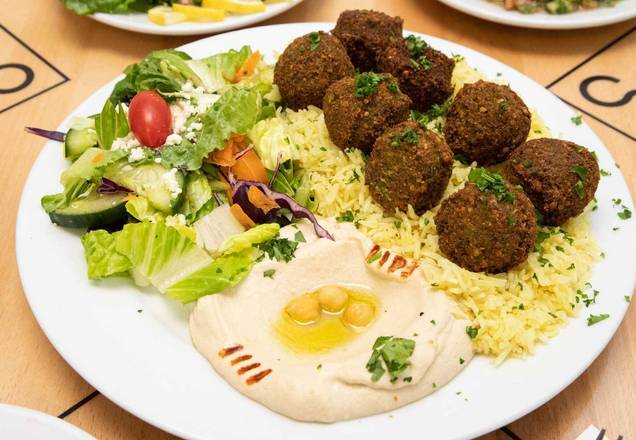 Order Falafel Plate food online from Kabob House store, Metairie on bringmethat.com