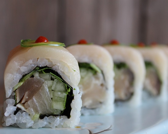 Order Latin Heat Roll food online from Zen Sushi & Sake store, Lexington on bringmethat.com