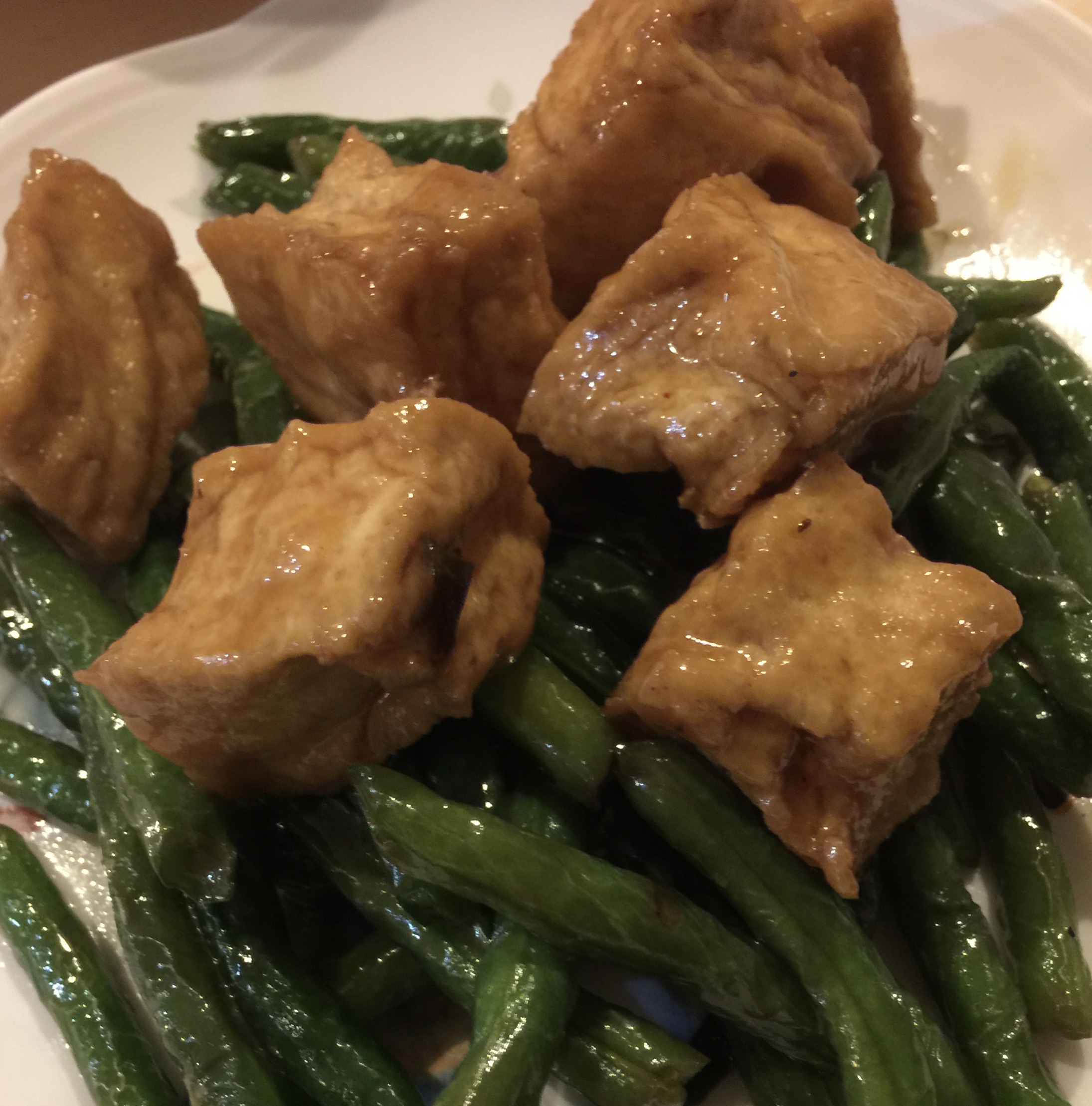 Order String Bean with Fried Tofu 豆仔炸豆付 food online from New Emmy's Restaurant store, San Francisco on bringmethat.com