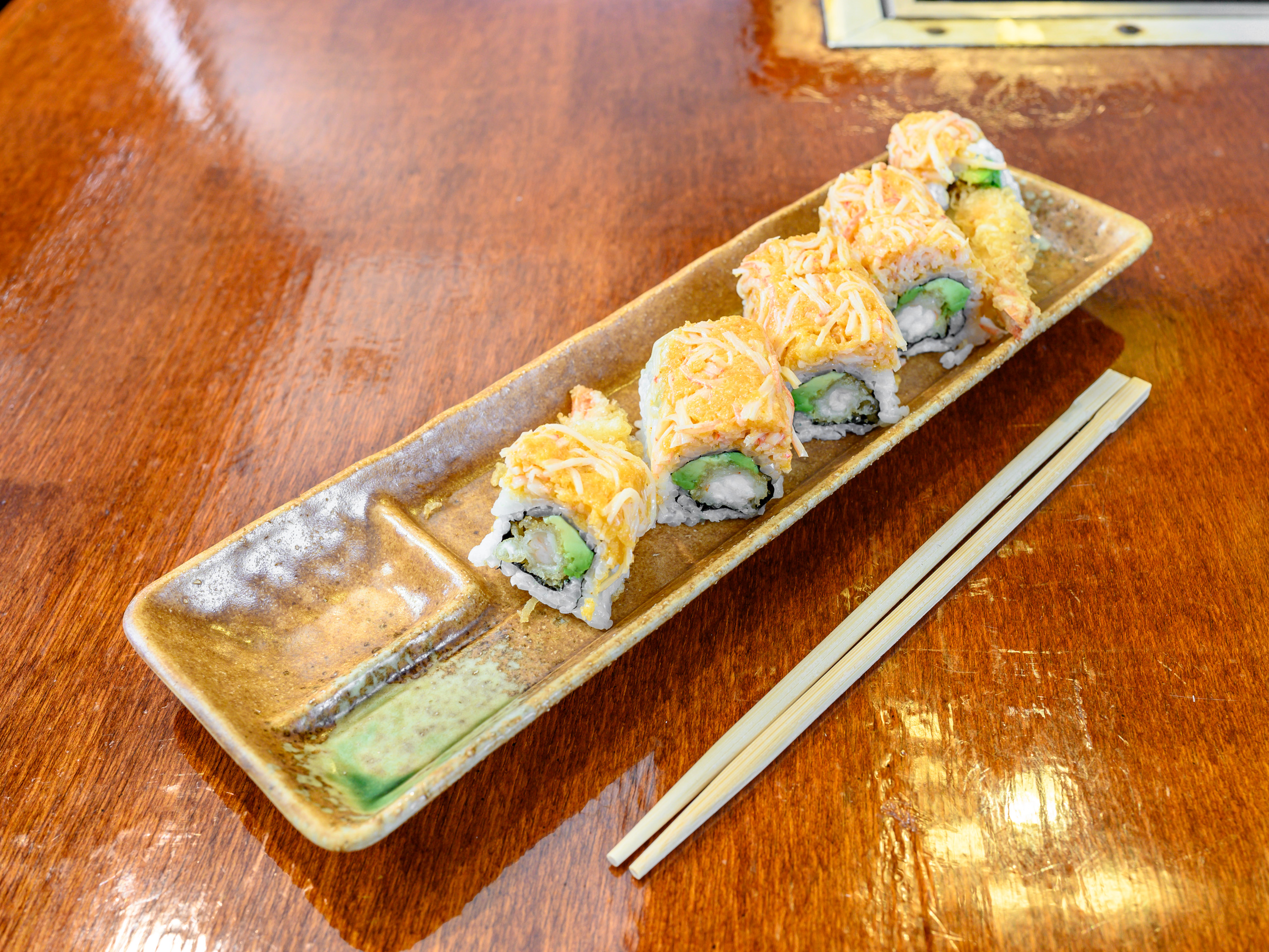Order Plum Special Roll  food online from Sakura Japanese Steakhouse & Sushi Bar store, Henrico on bringmethat.com