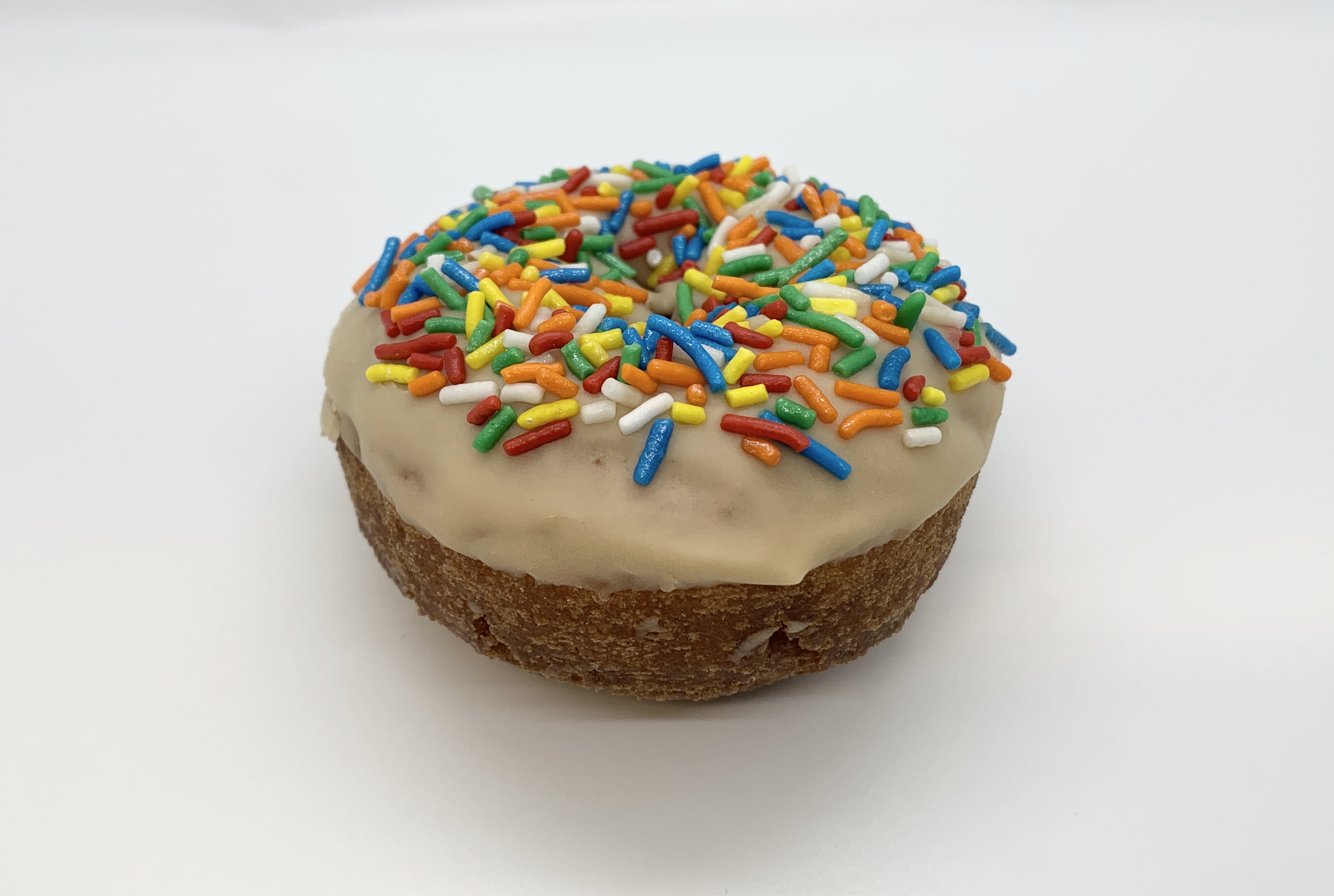 Order Cake Maple Sprinkle Donut food online from Star Donuts store, Medford on bringmethat.com