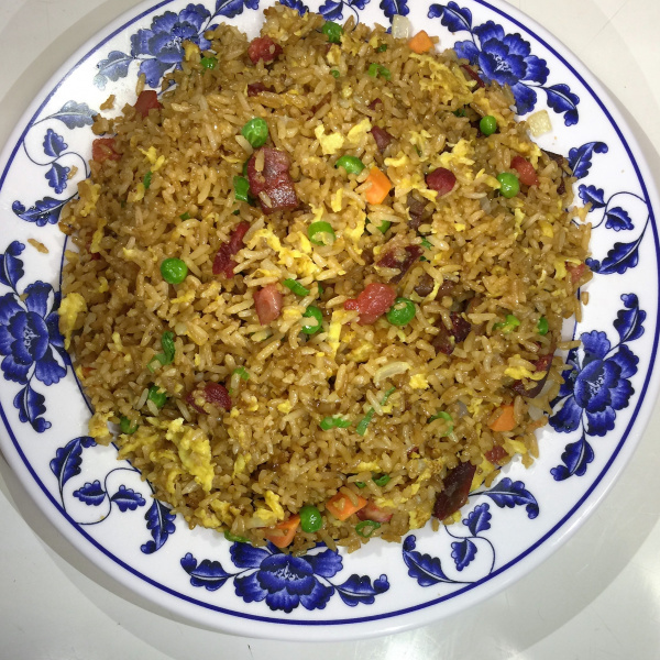 Order BBQ Pork Fried Rice food online from Lucky Bamboo Chinese Restaurant store, Modesto on bringmethat.com