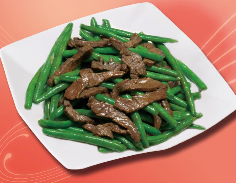 Order 112. Quart of String Bean Sauteed with Beef food online from No.1 China store, Philadelphia on bringmethat.com