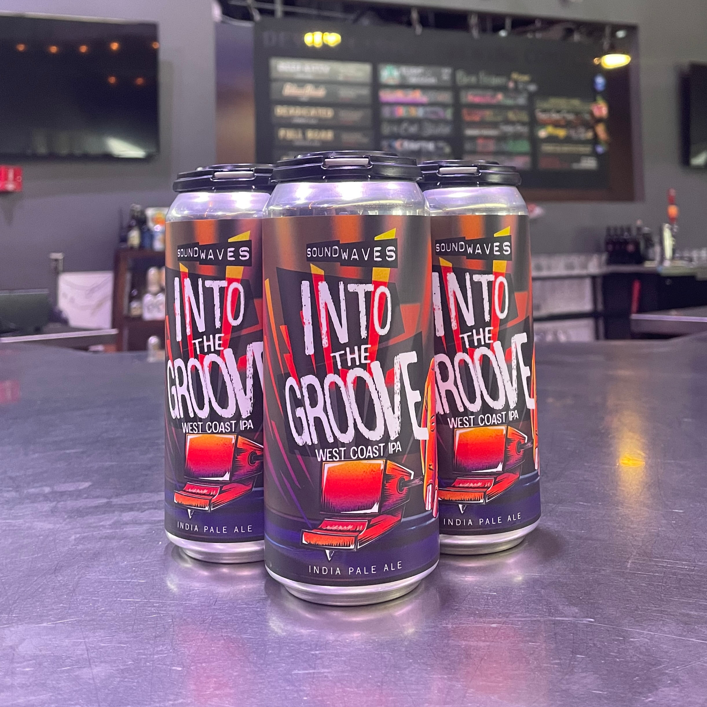 Order Into the Grooves West Coast IPA 16oz 4pk  food online from Bws Beer Wine & Spirit store, San Jose on bringmethat.com