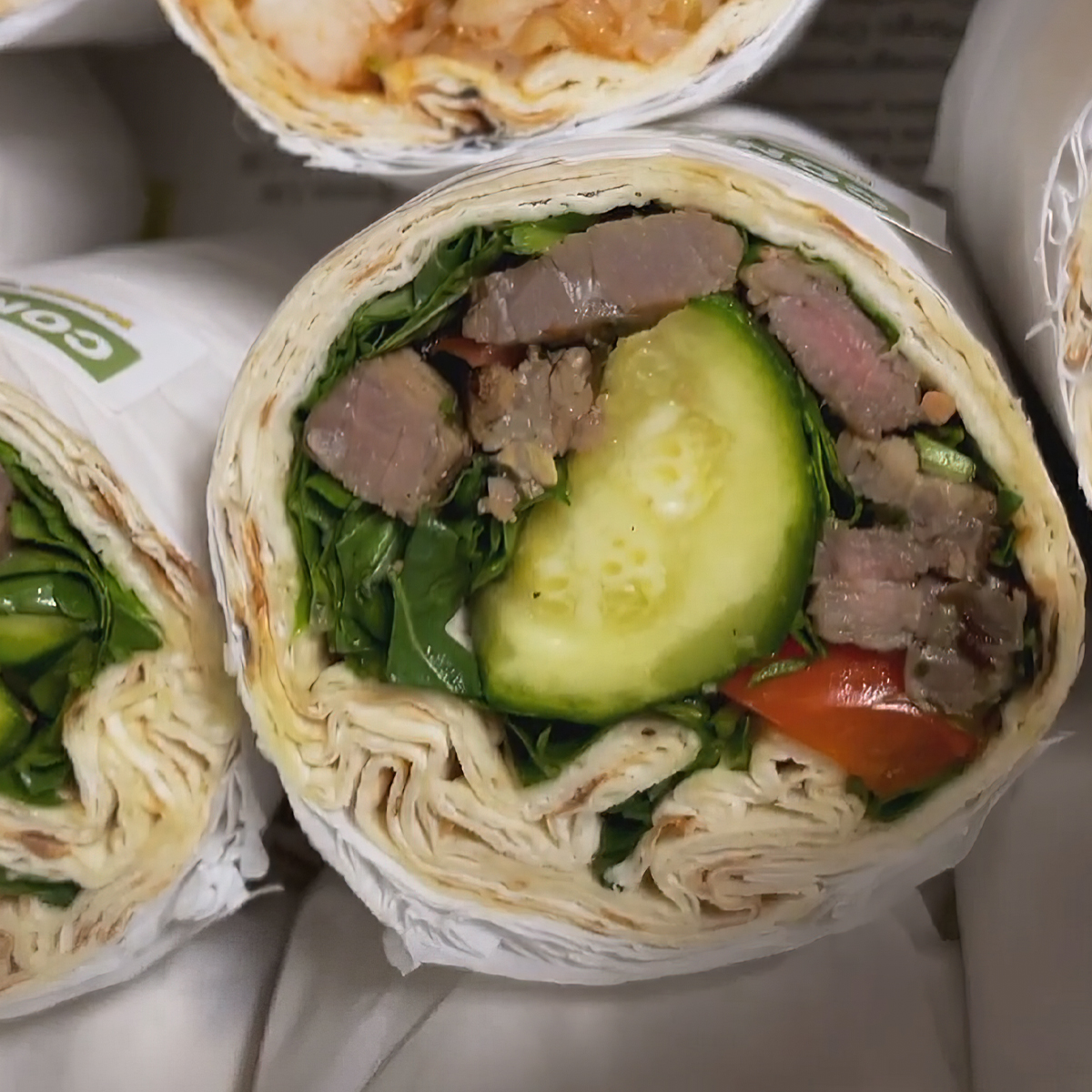 Order Steak Wrap food online from Continental Kitchen - Beverly Hills store, Beverly Hills on bringmethat.com
