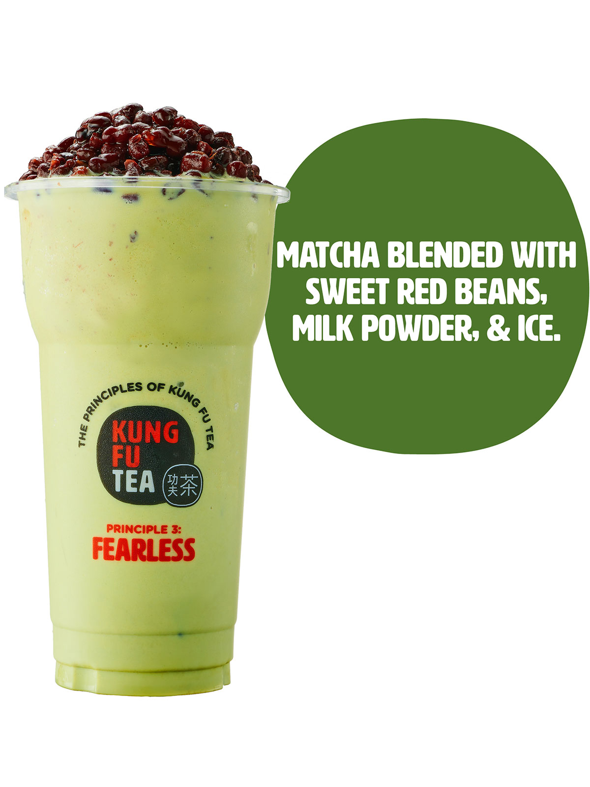 Order Matcha Red Bean Slush food online from Kung Fu Tea store, Rockville on bringmethat.com