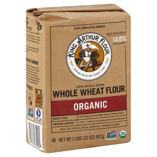 Order King Arthur Flour Flour Whole Wheat Organic food online from Deerings Market store, Traverse City on bringmethat.com