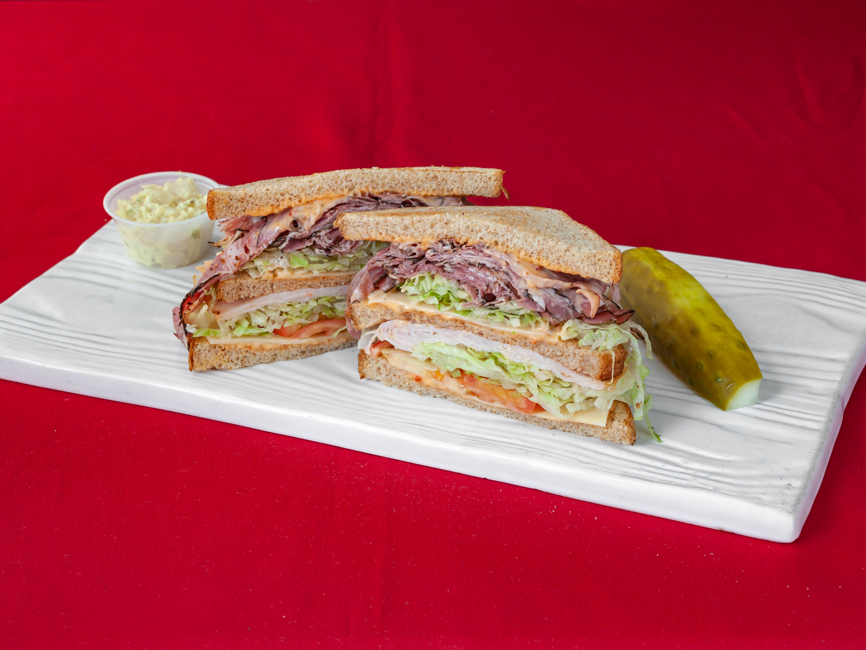Order Turkey and Pastrami Sandwich food online from Morry's Deli store, Chicago on bringmethat.com
