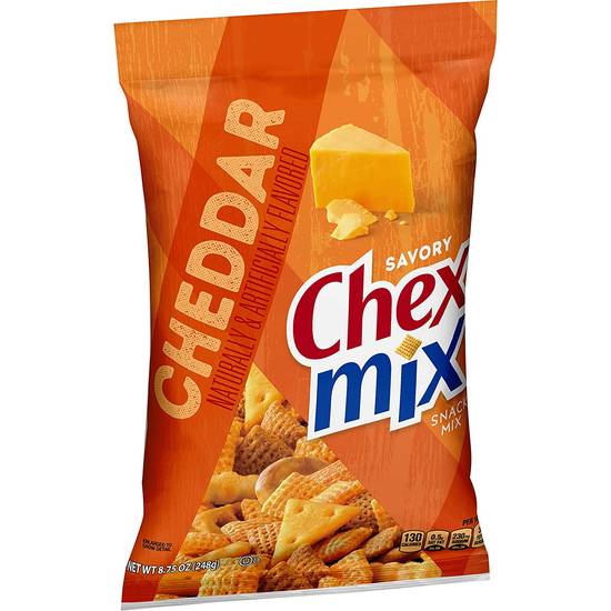 Order Chex Mix Savory Cheddar Snack Mix food online from Exxon Food Mart store, Port Huron on bringmethat.com