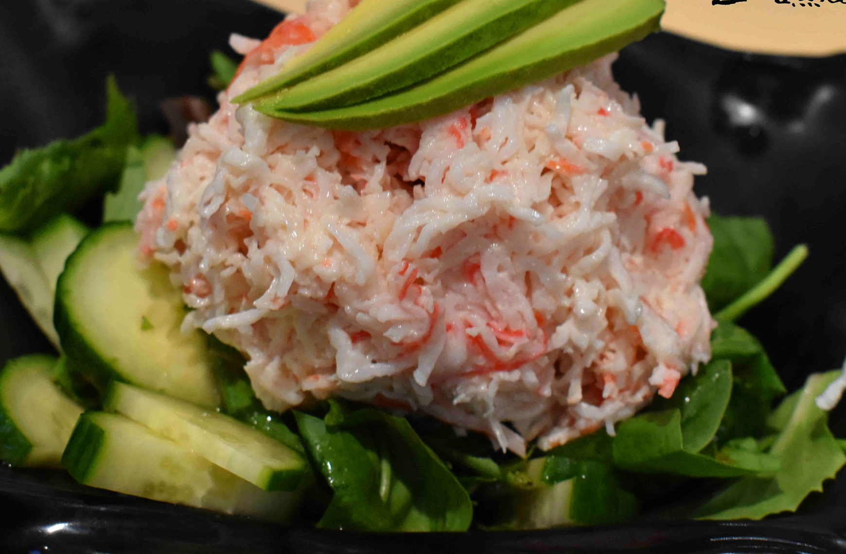 Order Krab Meat Salad food online from Hoki Korean Bbq & Japanese Cuisine store, Modesto on bringmethat.com