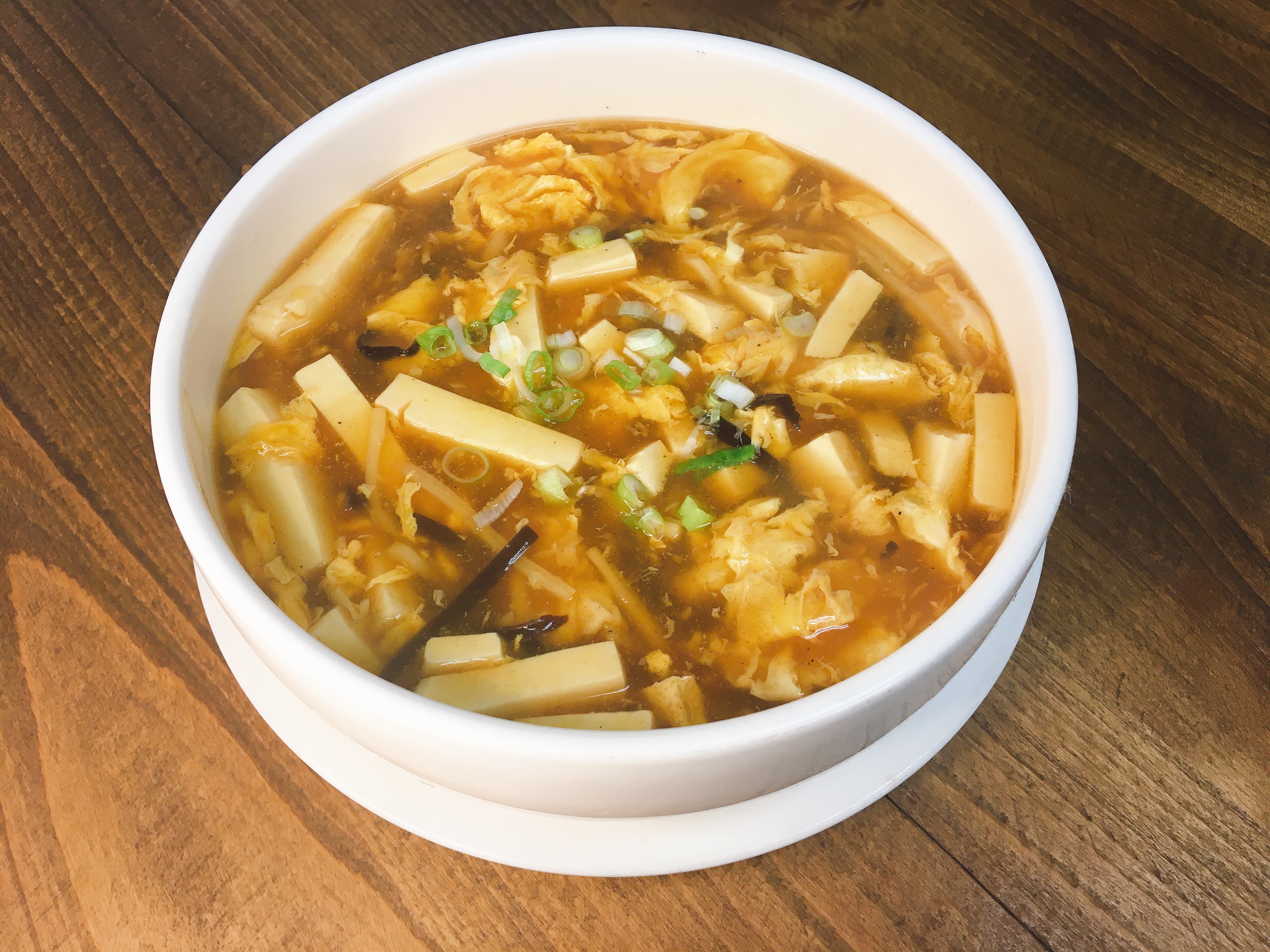 Order Hot and Sour Soup with Pork food online from China Garden store, Castro Valley on bringmethat.com