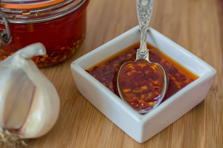 Order 1 oz. Hot Chili Oil food online from Lucky Panda store, Greeley on bringmethat.com