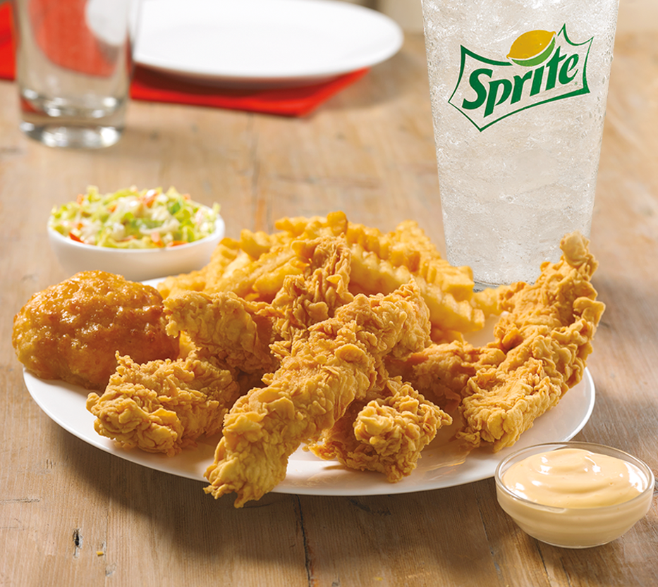 Order 5 Tender Strips® Combo food online from Church Chicken store, El Paso on bringmethat.com
