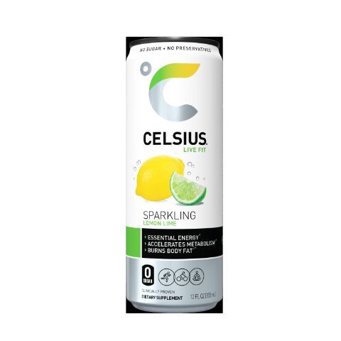 Order Celsius Energy Drink Sparkling Lemon Lime 12oz food online from 7-Eleven store, Shavano Park on bringmethat.com