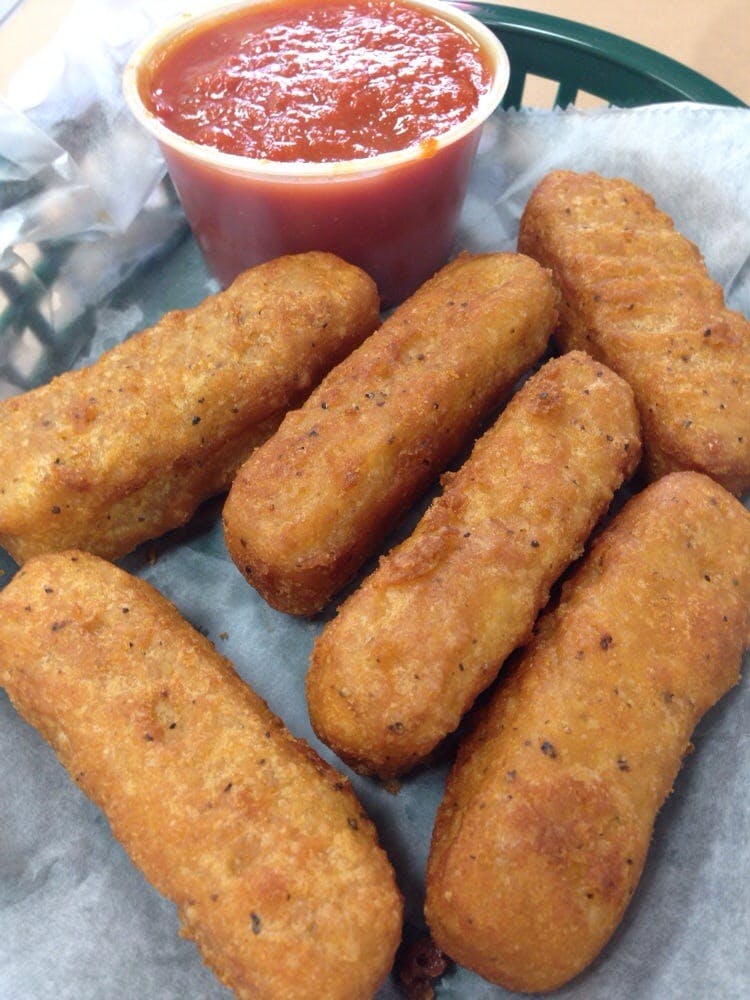 Order Mozzarella Sticks - 6 Pieces food online from Sal's Famous New York Pizza - Portsmouth store, Portsmouth on bringmethat.com