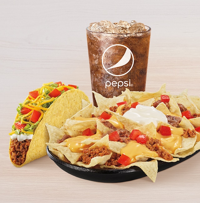 Order Nachos BellGrande® Combo food online from Taco Bell store, Raleigh on bringmethat.com