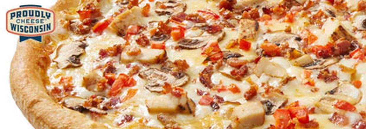 Order Chicken Alfredo Cheesemaker Pizza food online from Toppers Pizza store, Rochester on bringmethat.com