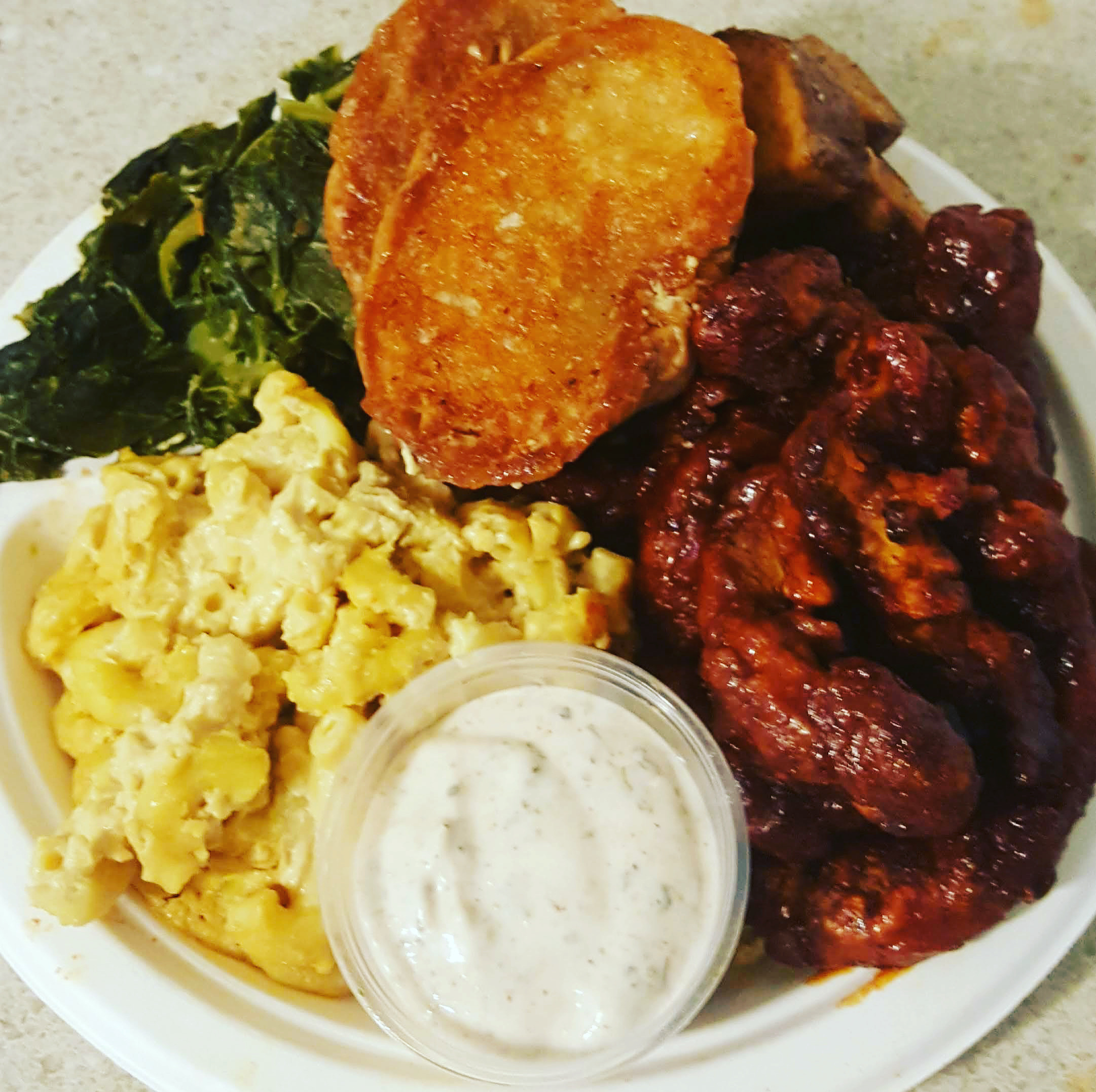 Order Soul Chik Plate Hot food online from Vege-licious store, Nashville on bringmethat.com