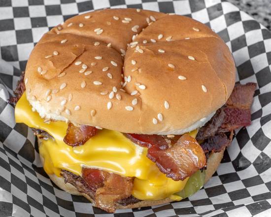 Order Double Bacon Cheeseburger food online from The Coop store, South Saint Paul on bringmethat.com