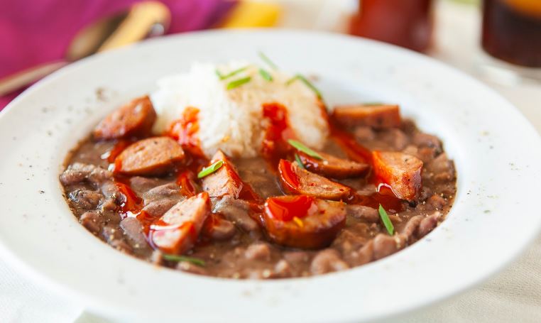 Order Lunch Red Beans ＆ Rice food online from Voodoo Daddy Steam Kitchen store, Tempe on bringmethat.com