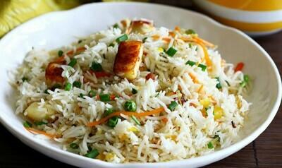 Order Paneer Fried Rice food online from Peacock Indian Cuisine store, Plano on bringmethat.com