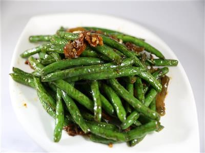 Order Stir-Fried String Beans with BBQ Duck food online from MingHin Cuisine - Lakeshore East store, Chicago on bringmethat.com