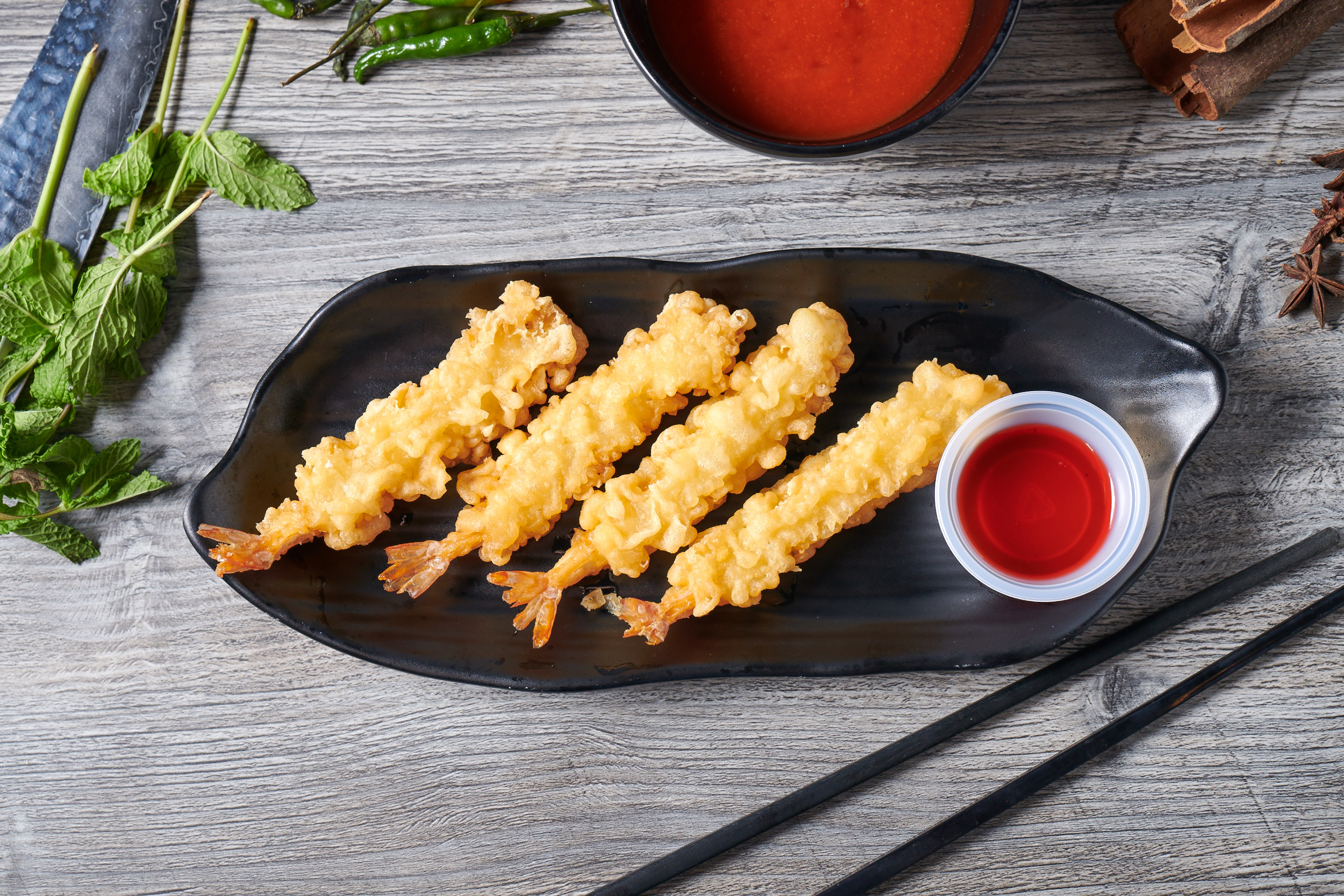 Order Shrimp Tempura food online from Ramen Osaka store, San Jose on bringmethat.com
