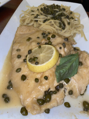 Order Chicken Piccata food online from Piccolo store, Bellmore on bringmethat.com