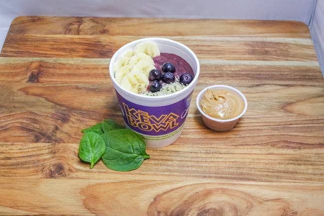 Order Acai Spinach / Peanut Butter Bowl food online from Keva Juice store, Reno on bringmethat.com