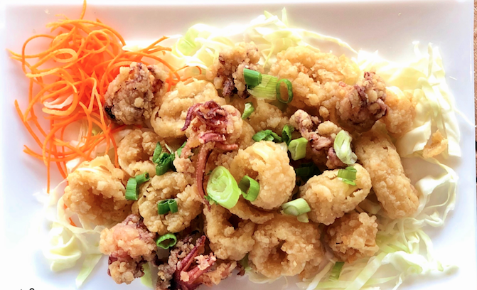 Order Fried Calamari food online from Izumi Ramen store, Lafayette on bringmethat.com