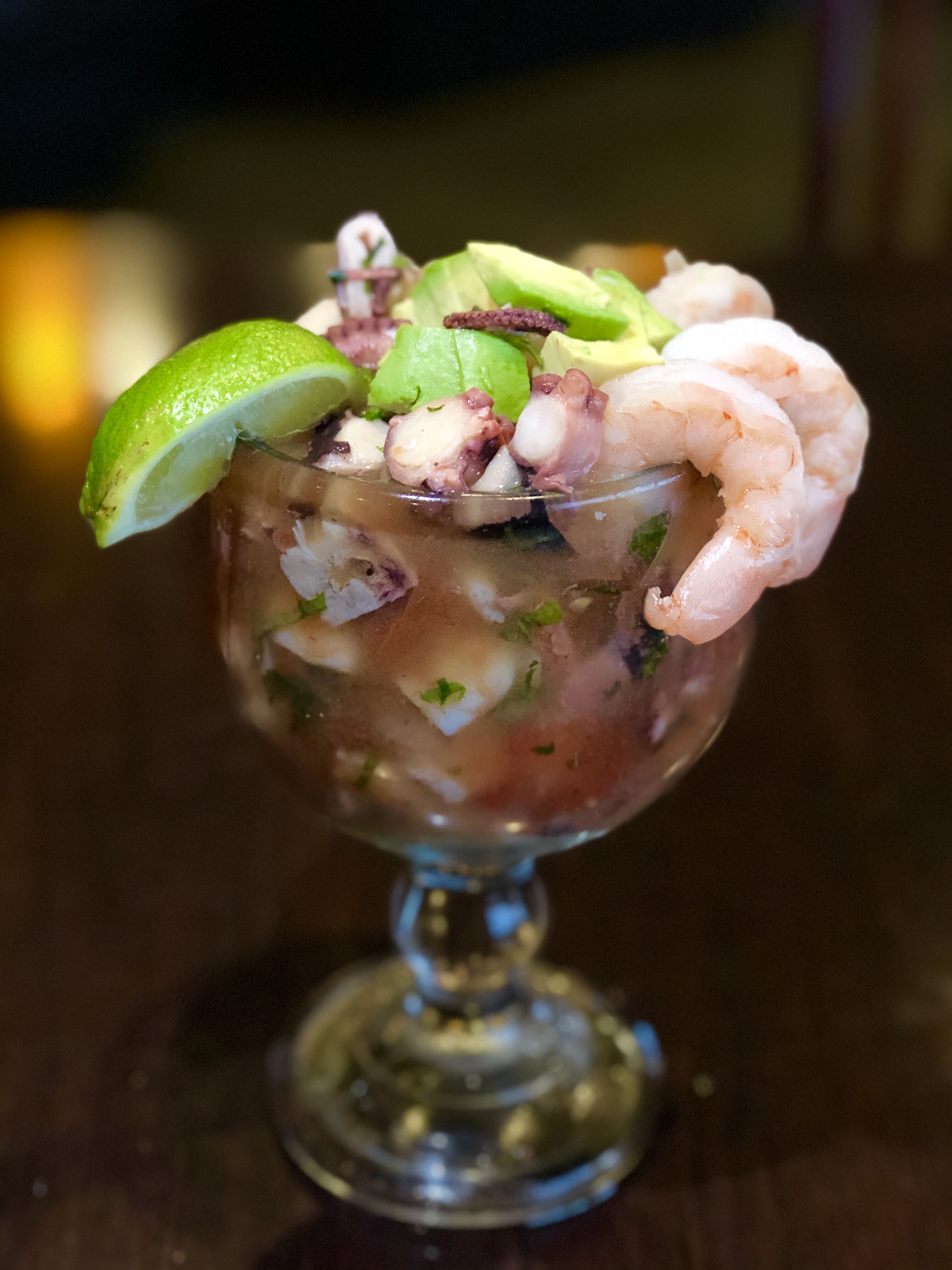Order Campechana Shrimp & Octopus food online from Fiesta Mexican Restaurant store, Kennewick on bringmethat.com