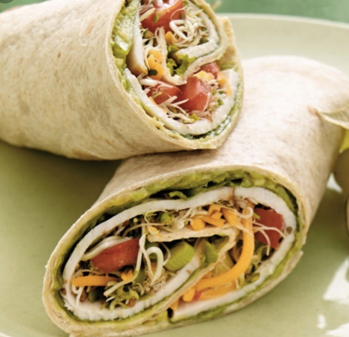 Order California Wrap food online from Mediterranean Grill And Bar store, New York on bringmethat.com