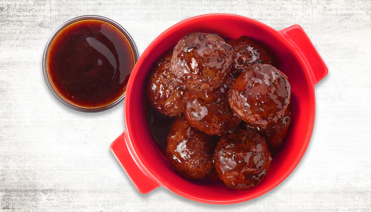 Order Saucy Meatballs food online from Pasqually's Pizza & Wings store, Dallas on bringmethat.com