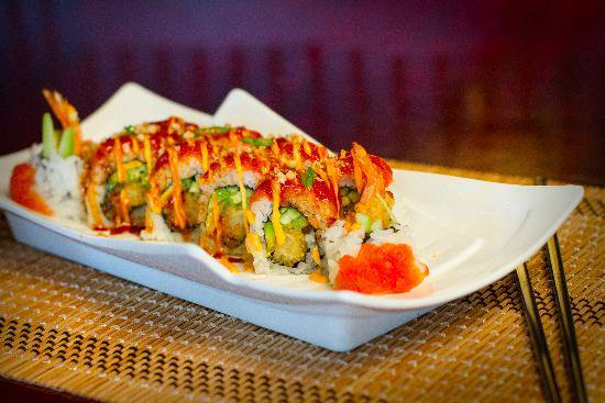 Order Red Dragon Sushi Roll food online from Wasabi Sushi store, Troutdale on bringmethat.com
