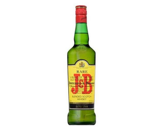 Order J & B Blended Scotch Whiskey 700mL (ABV 40%)  food online from Central Liquor Market store, Los Angeles on bringmethat.com