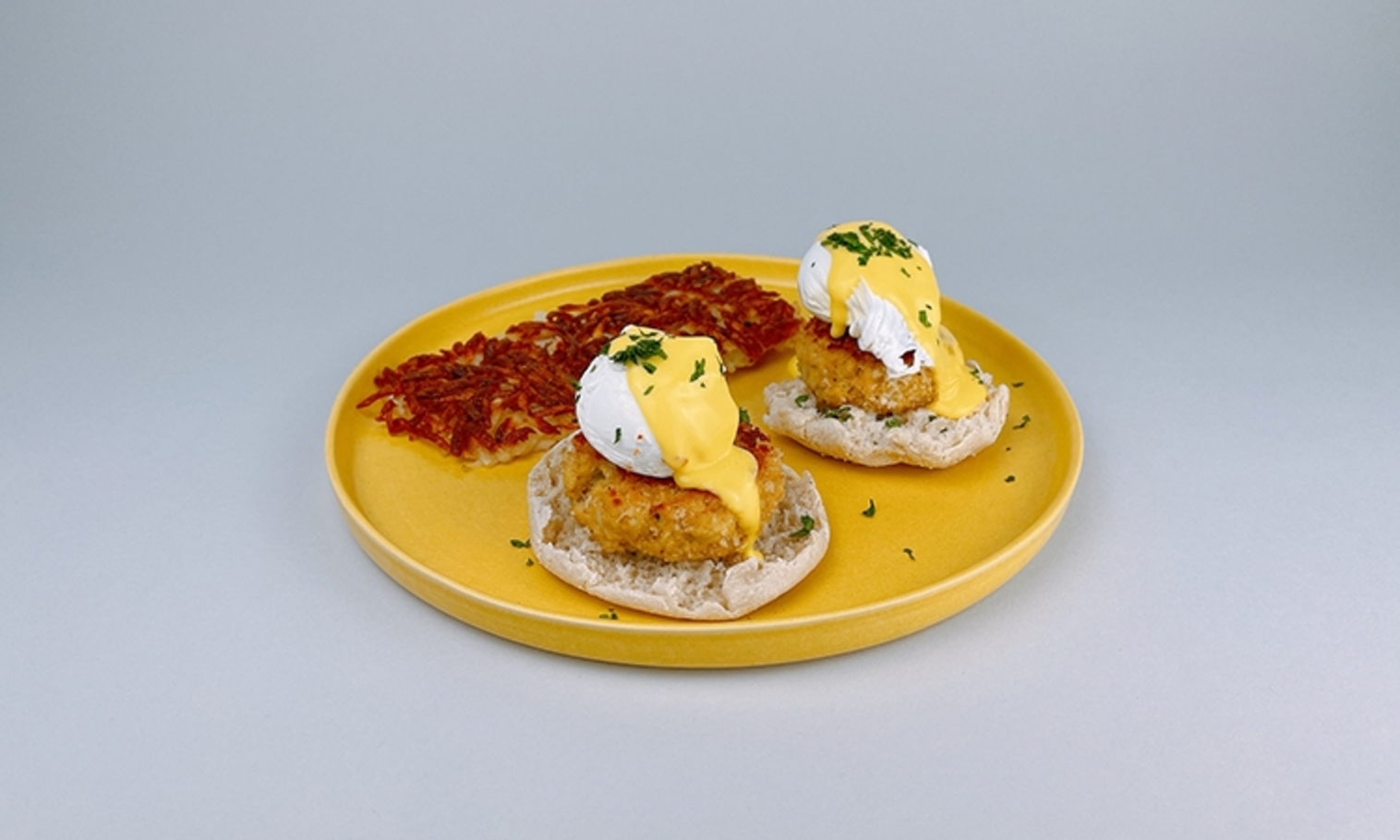 Order Crabcake Benedict food online from Ted Bulletin store, Reston on bringmethat.com