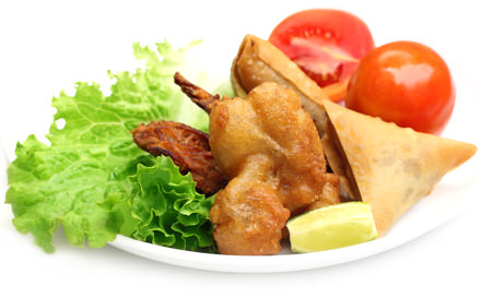 Order 10. Vegetarian Platter food online from Sultan Indian Cuisine store, Lansdale on bringmethat.com