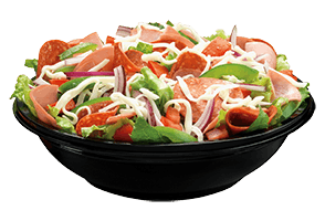 Order Antipasto Salad - Salad food online from Papa's Pizza To Go store, Hiawassee on bringmethat.com