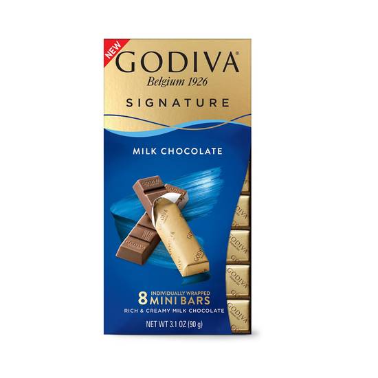 Order Godiva Signature Mini Bars Milk Chocolate, 3.1 OZ food online from Cvs store, PHOENIX on bringmethat.com